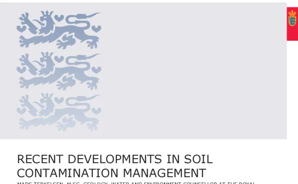 RECENTDEVELOPMENTSINSOILCONTAMINATIONMANAGEMENT