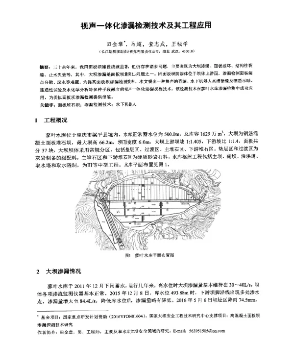 视声一体化渗漏检测技术及其工程应用