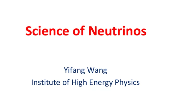 ScienceofNeutrinos