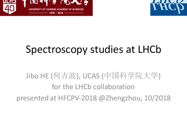 SpectroscopystudiesatLHCb