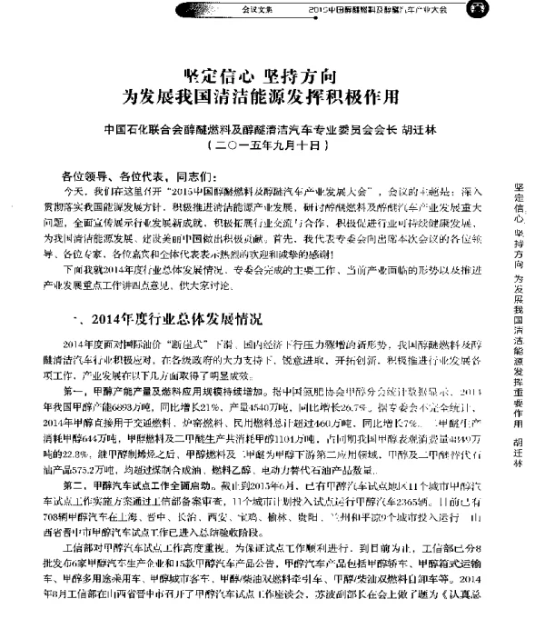 坚定信心坚持方向为发展我国清洁能源发挥积极作用