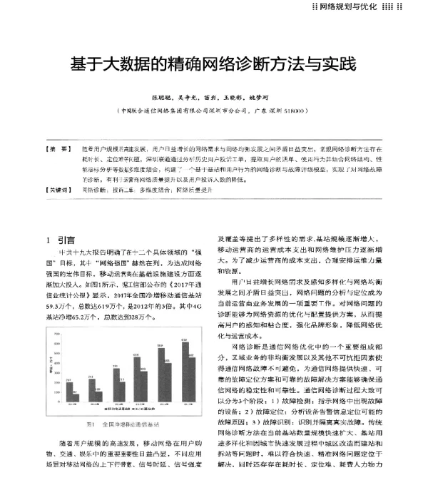 基于大数据的精确网络诊断方法与实践