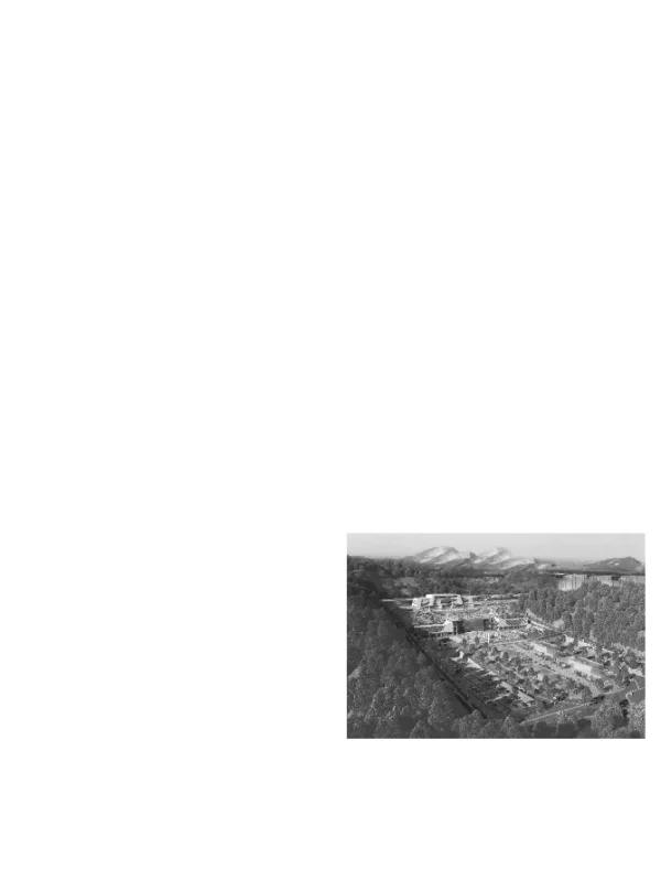 利用BIM解决山地地基与横跨冲沟的施工问题