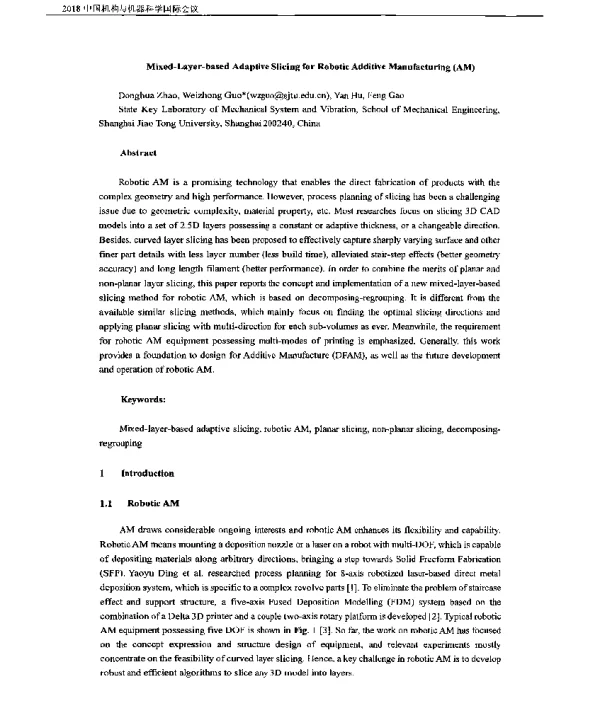 Mixed-Layer-basedAdaptiveSlicingforRoboticAdditiveManufacturing(AM)