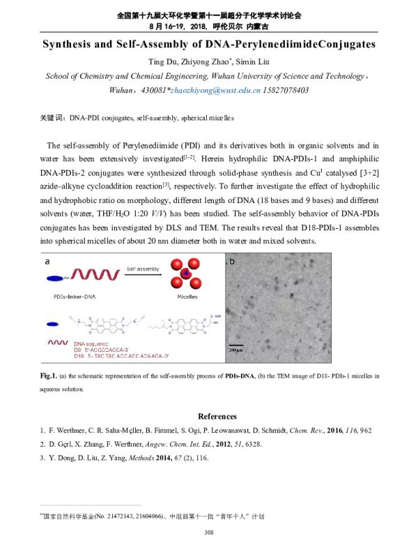 SynthesisandSelf-AssemblyofDNA-PerylenediimideConjugates