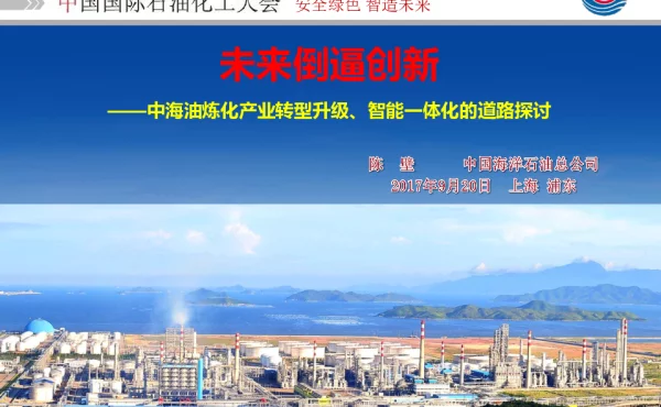 未来倒逼创新--中海油炼化产业转型升级、智能一体化的道路探讨