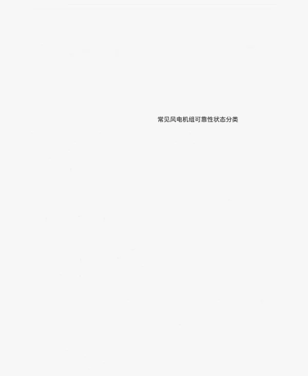 基于智慧运营系统的风电机组可靠性统计与分析探讨