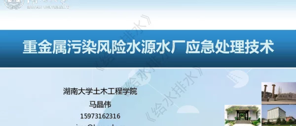 重金属污染风险水源厂应急处理技术