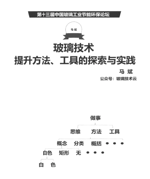 玻璃技术提升方法、工具的探索与实践