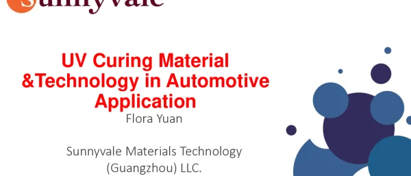 UVCuringMaterial&TechnologyinAutomotiveApplication