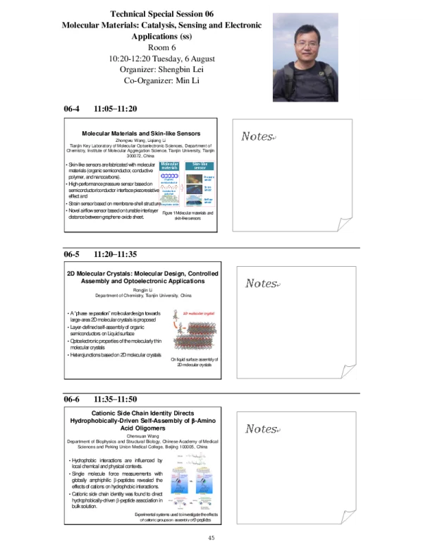 MolecularMaterialsandSkin-likeSensors