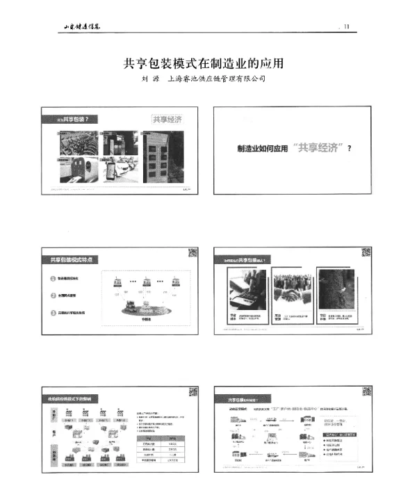 共享包装模式在制造业的应用