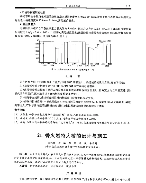 香火岩特大桥的设计与施工