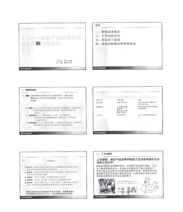 多品种小批量产品的涂装过程审核和过程控制
