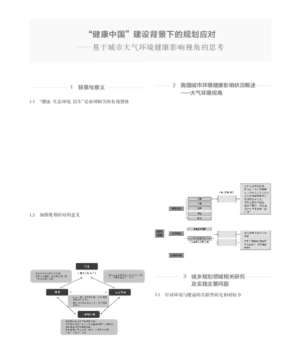 健康中国建设背景下的规划应对--基于城市大气环境健康影响视角的思考
