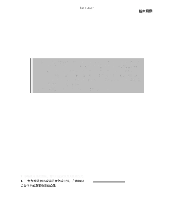 油气行业甲烷减排面临的形势及建议