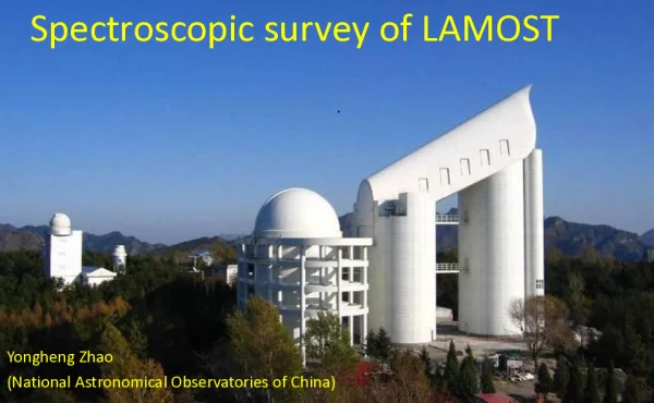 SpectroscopicsurveyofLAMOST