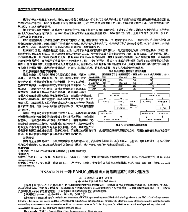 HNSAE19172一种FANUC点焊机器人漏电流过高的故障处理方法