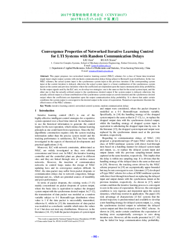 ConvergencePropertiesofNetworkedIterativeLearningControlforLTISystemswithRandomCommunicationDelays