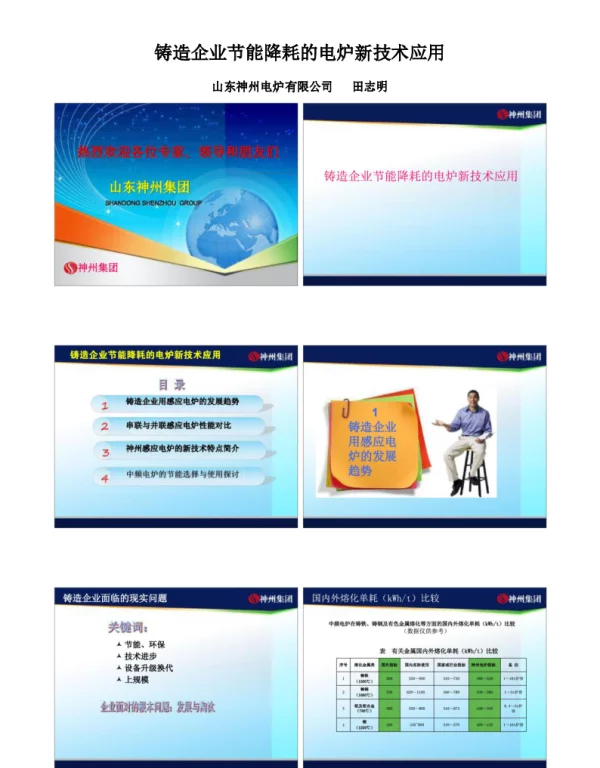 铸造企业节能降耗的电炉新技术应用