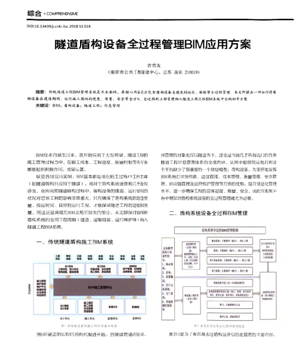 隧道盾构设备全过程管理BIM应用方案