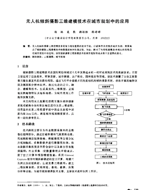 无人机倾斜摄影三维建模技术在城市规划中的应用