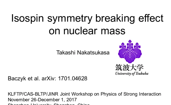 Isospinsymmetrybreakingeffectonnuclearmass