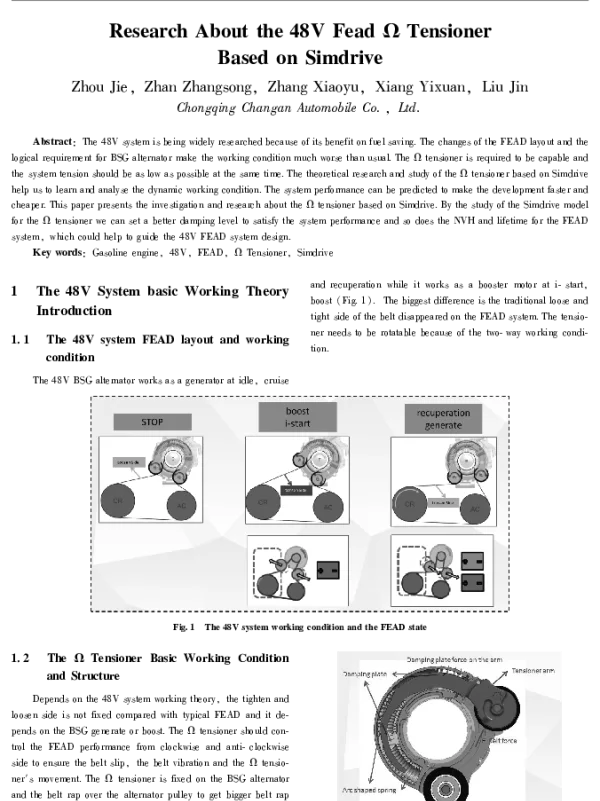 ResearchAboutthe48VFeadΩTensionerBasedonSimdrive