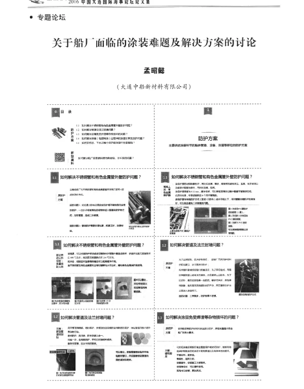 关于船厂面临的涂装难题及解决方案的讨论