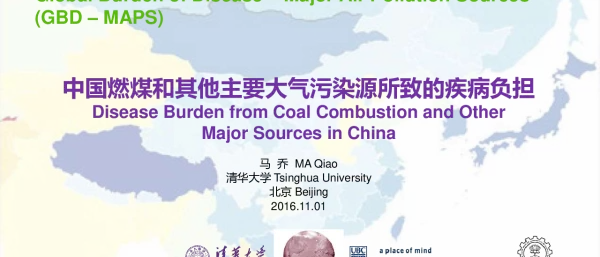 中国燃煤和其他主要大气污染源所致的疾病负担