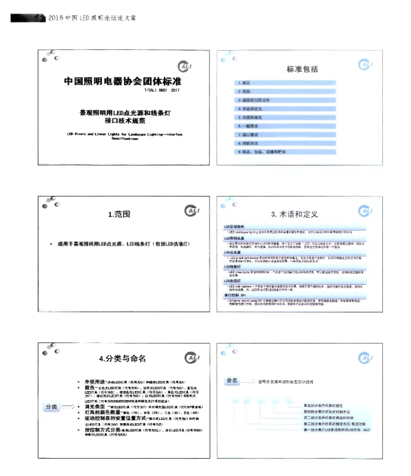 景观照明用LED点光源和线条灯接口技术规范