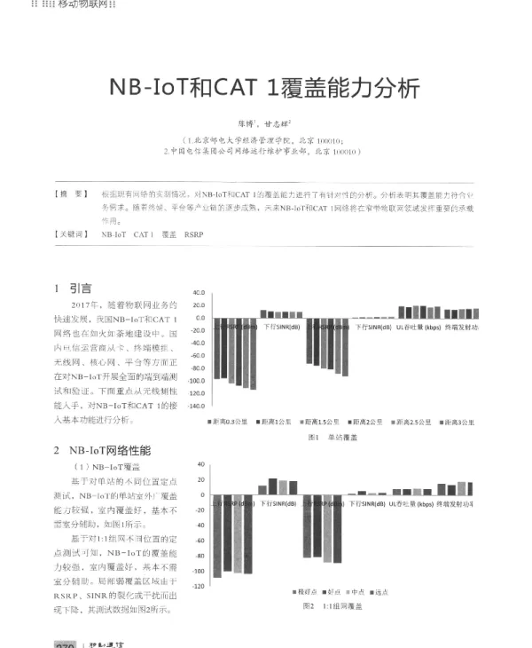 NB-IoT和CAT1覆盖能力分析
