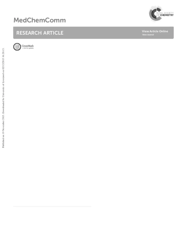 134-Oxadiazolederivativesaspotentialantitumoragentsdiscoveryoptimizationandbiologicalactivityvaluation