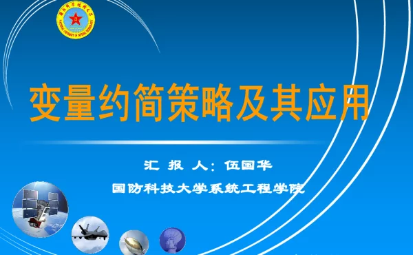 变量约简策略及其应用