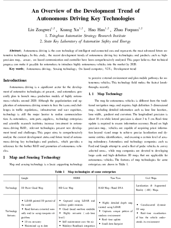 AnOverviewoftheDevelopmentTrendofAutonomousDrivingKeyTechnologies