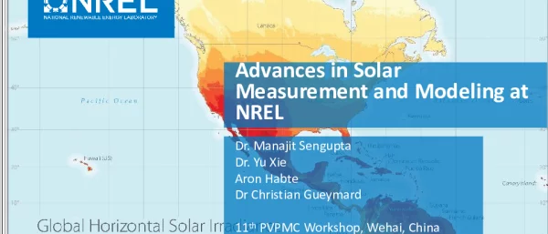 AdvancesinSolarMeasurementandModelingatNREL