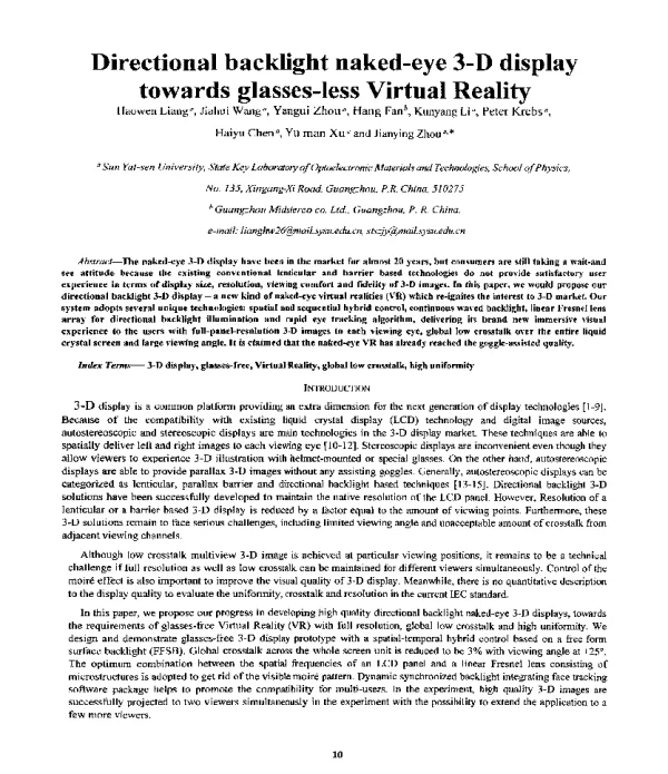 Directionalbacklightnaked-eye3-Ddisplaytowardsglasses-lessVirtualReality