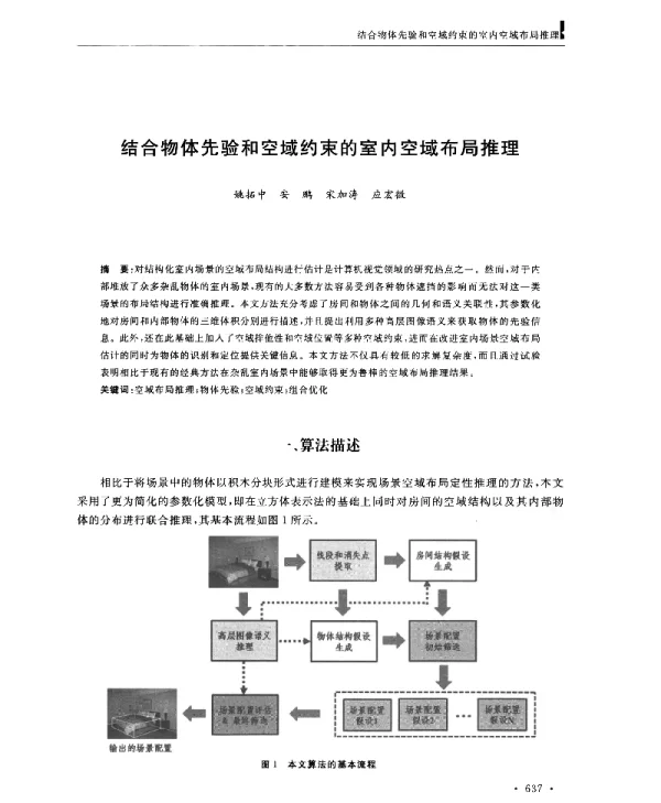 结合物体先验和空域约束的室内空域布局推理