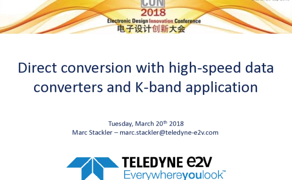 Directconversionwithhigh-speeddataconvertersandK-bandapplication