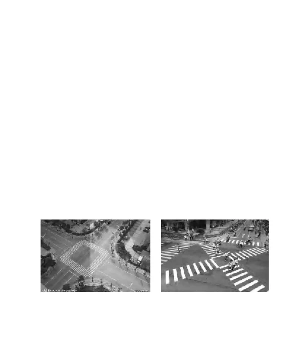 城市道路交叉口对角过街适应性分析