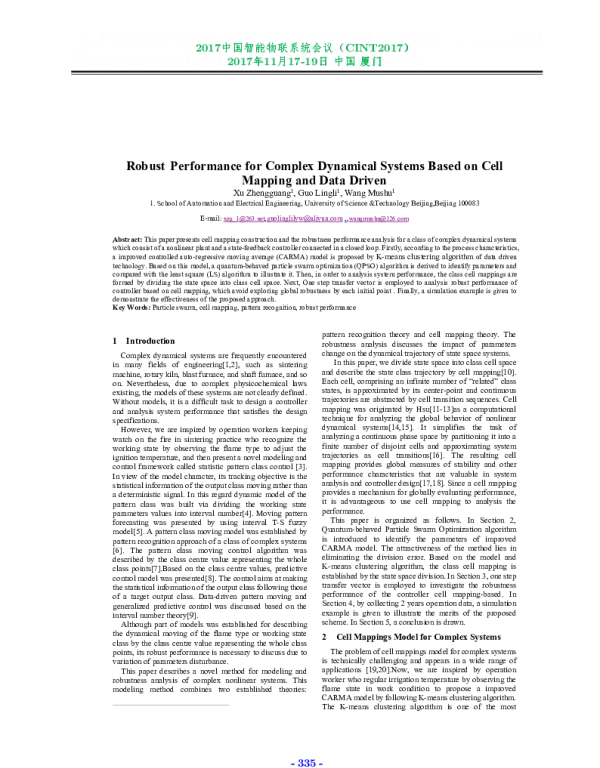 RobustPerformanceforComplexDynamicalSystemsBasedonCellMappingandDataDriven