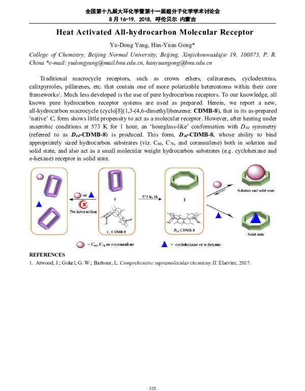 HeatActivatedAll-hydrocarbonMolecularReceptor