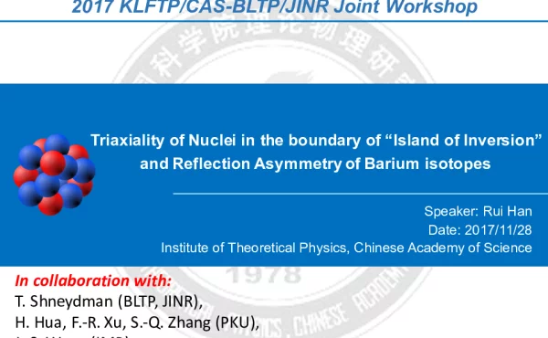 TriaxialityofNucleiintheboundaryofIslandofInversionandReflectionAsymmetryofBariumisotopes