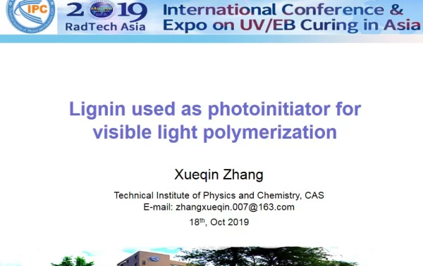 Ligninusedasphotoinitiatorforvisiblelightpolymerization