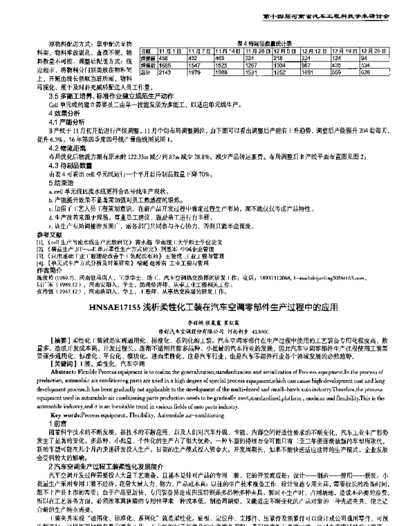 浅析柔性化工装在汽车空调零部件生产过程中的应用