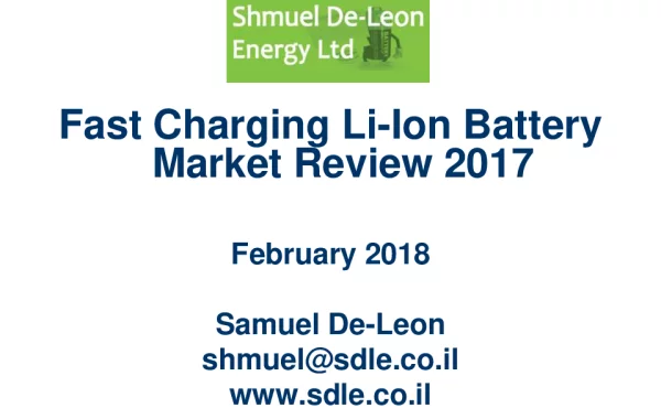 FastChargingLi-IonBatteryMarketReview2017