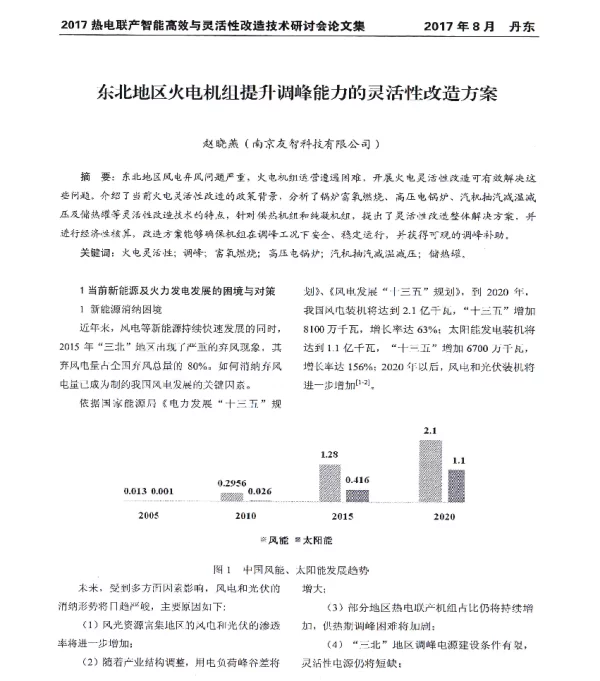 东北地区火电机组提升调峰能力的灵活性改造方案