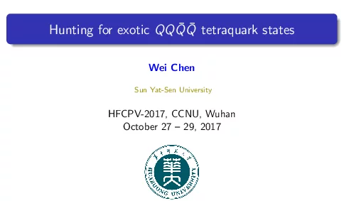 HuntingforexoticQQ(Q)(Q)tetraquarkstates