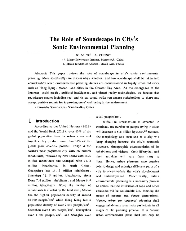 TheRoleofSoundscapeinCitysSonicEnvironmentalPlanning