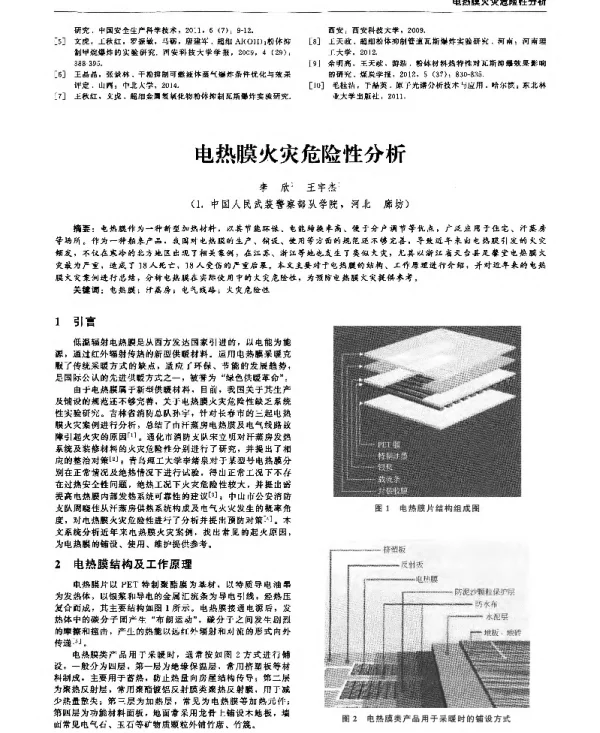 电热膜火灾危险性分析